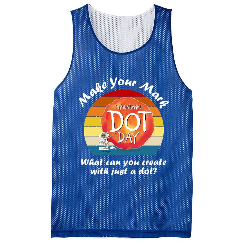 Make Your Mark International Dot Day What You Can Create Mesh Reversible Basketball Jersey Tank