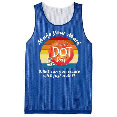 Make Your Mark International Dot Day What You Can Create Mesh Reversible Basketball Jersey Tank