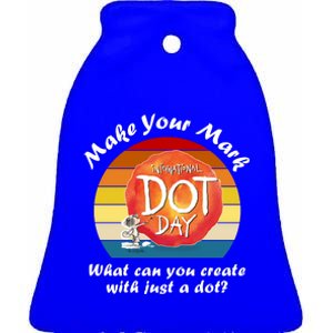 Make Your Mark International Dot Day What You Can Create Ceramic Bell Ornament