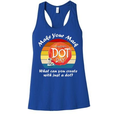 Make Your Mark International Dot Day What You Can Create Women's Racerback Tank