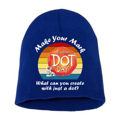 Make Your Mark International Dot Day What You Can Create Short Acrylic Beanie