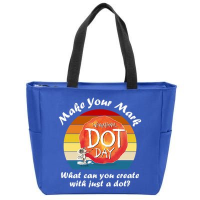 Make Your Mark International Dot Day What You Can Create Zip Tote Bag