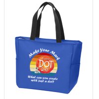 Make Your Mark International Dot Day What You Can Create Zip Tote Bag