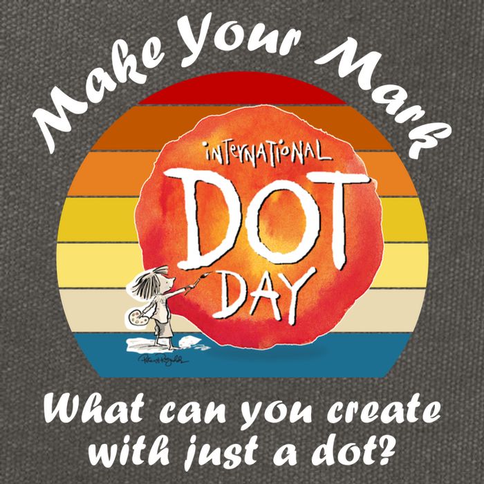 Make Your Mark International Dot Day What You Can Create Cotton Canvas Backpack