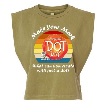 Make Your Mark International Dot Day What You Can Create Garment-Dyed Women's Muscle Tee