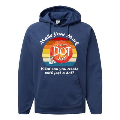 Make Your Mark International Dot Day What You Can Create Performance Fleece Hoodie