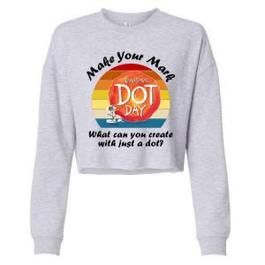 Make Your Mark International Dot Day What You Can Create Cropped Pullover Crew