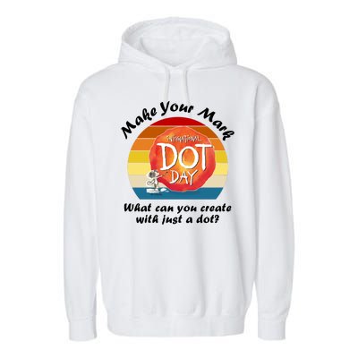 Make Your Mark International Dot Day What You Can Create Garment-Dyed Fleece Hoodie