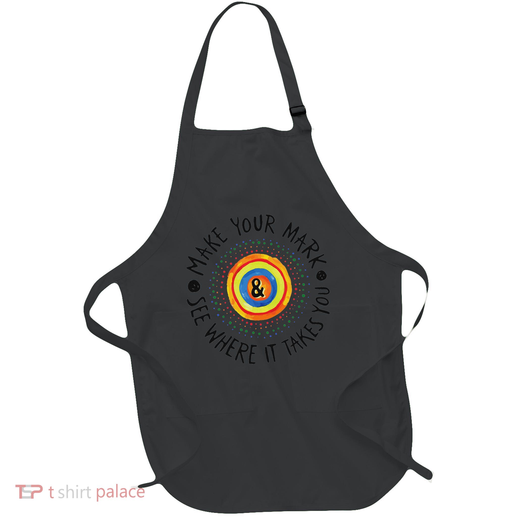 Make Your Mark International Dot Day Colorful Full-Length Apron With Pockets