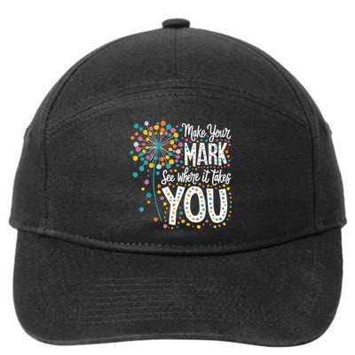 Make Your Mark Happy Dot Day 2024 Dandelion 7-Panel Snapback Hat