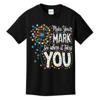 Make Your Mark Happy Dot Day 2024 Dandelion Kids T-Shirt