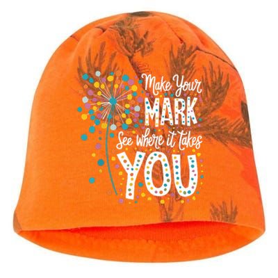 Make Your Mark Happy Dot Day 2024 Dandelion Kati - Camo Knit Beanie