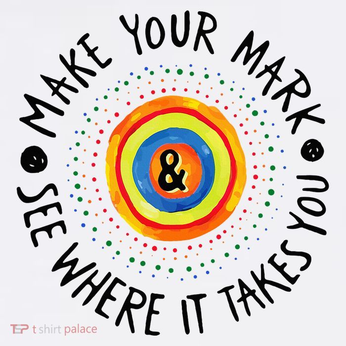Make Your Mark International Dot Day Colorful Garment-Dyed Heavyweight T-Shirt