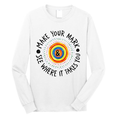 Make Your Mark International Dot Day Colorful Long Sleeve Shirt