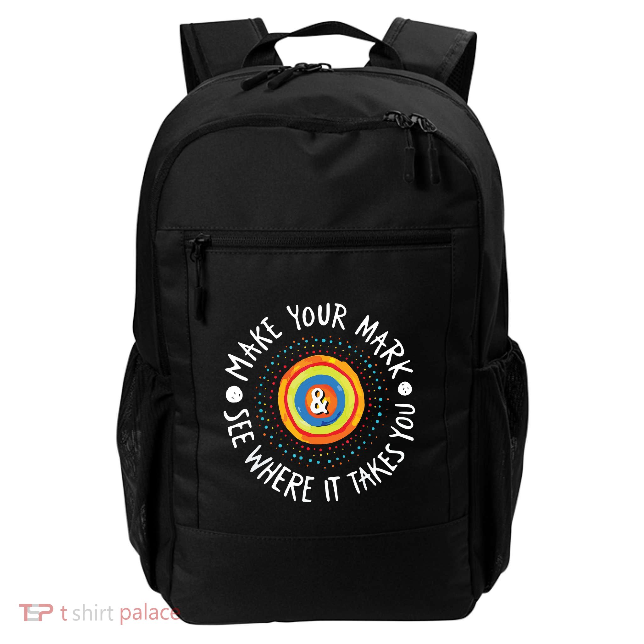 Make Your Mark International Dot Day Girl Boy Colorful Daily Commute Backpack