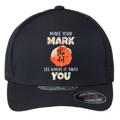 Make Your Mark Dot Day See Where It Takes You The Dot Flexfit Unipanel Trucker Cap