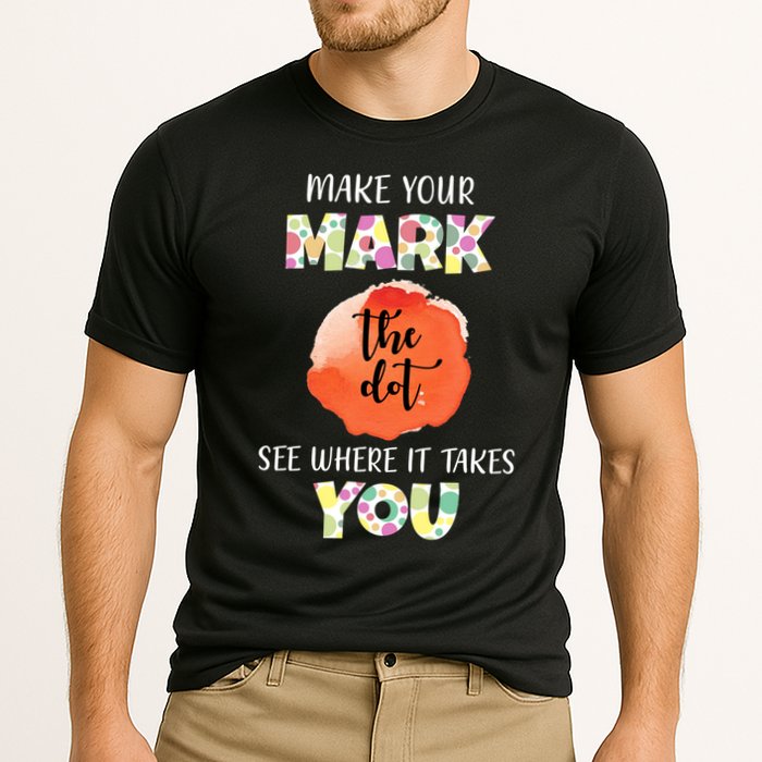 Make Your Mark Dot Day See Where It Takes You The Dot Cooling Performance Crew T-Shirt