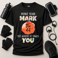Make Your Mark Dot Day See Where It Takes You The Dot Cooling Performance Crew T-Shirt