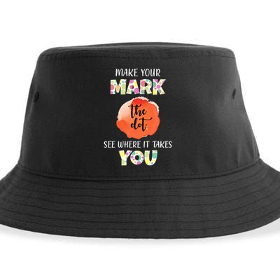 Make Your Mark Dot Day See Where It Takes You The Dot Sustainable Bucket Hat