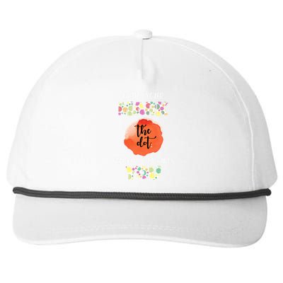 Make Your Mark Dot Day See Where It Takes You The Dot Snapback Five-Panel Rope Hat