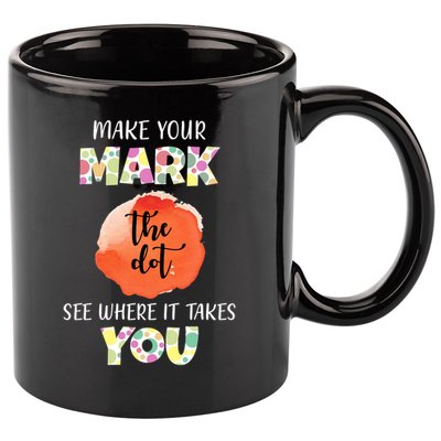 Make Your Mark Dot Day See Where It Takes You The Dot 11oz C Handle Ceramic Mug