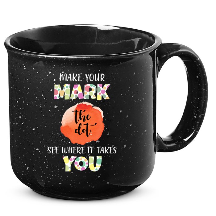 Make Your Mark Dot Day See Where It Takes You The Dot 15oz Campfire Ceramic Mug