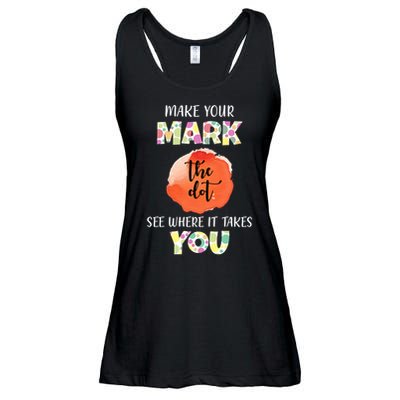 Make Your Mark Dot Day See Where It Takes You The Dot Ladies Essential Flowy Tank