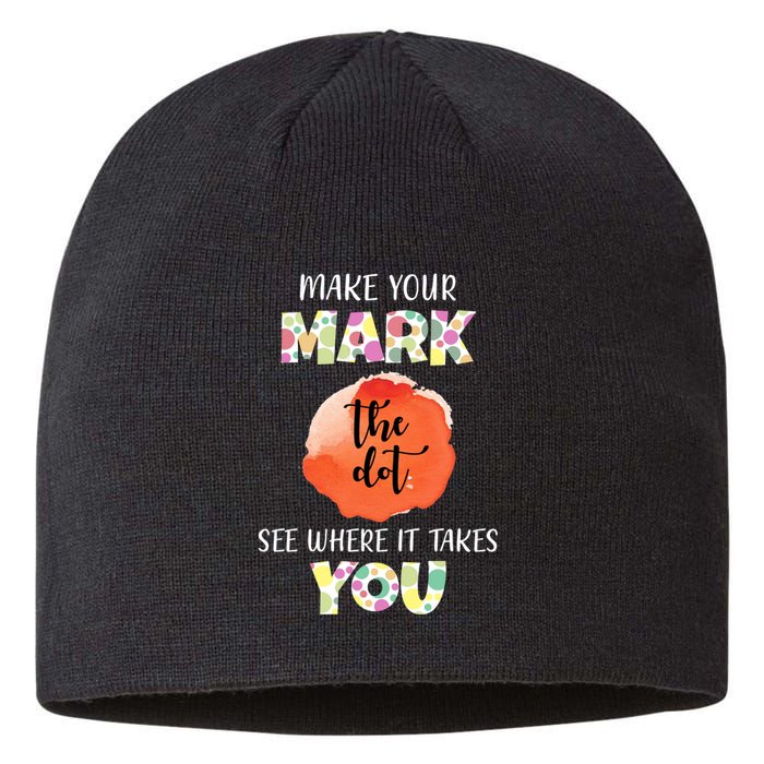 Make Your Mark Dot Day See Where It Takes You The Dot Sustainable Beanie