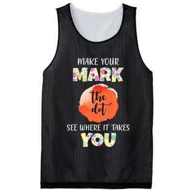 Make Your Mark Dot Day See Where It Takes You The Dot Mesh Reversible Basketball Jersey Tank