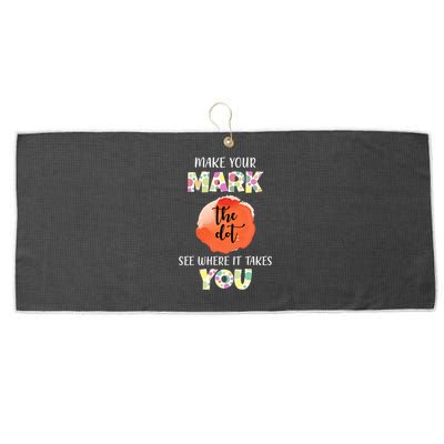 Make Your Mark Dot Day See Where It Takes You The Dot Large Microfiber Waffle Golf Towel