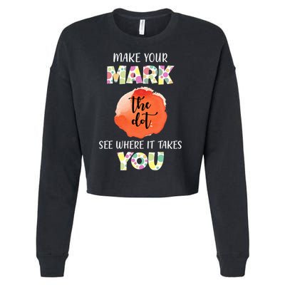 Make Your Mark Dot Day See Where It Takes You The Dot Cropped Pullover Crew