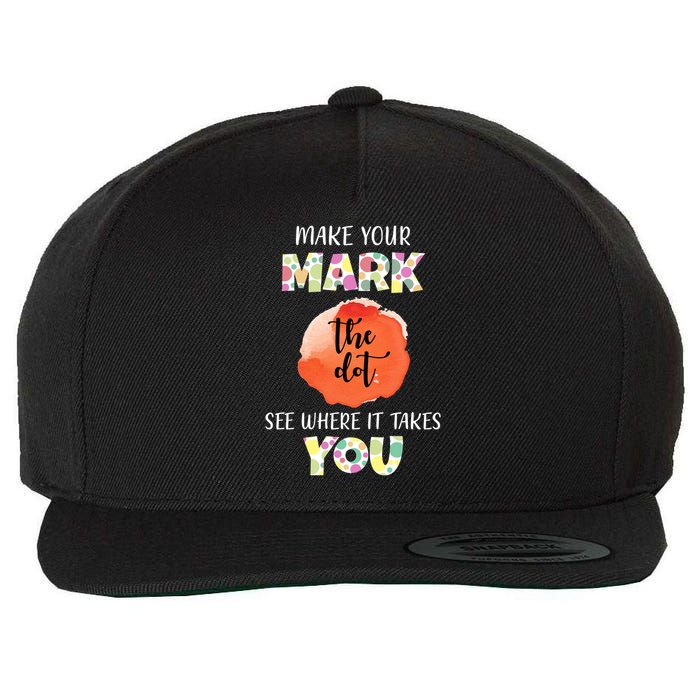 Make Your Mark Dot Day See Where It Takes You The Dot Wool Snapback Cap