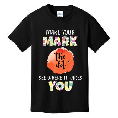 Make Your Mark Dot Day See Where It Takes You The Dot Kids T-Shirt