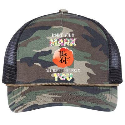 Make Your Mark Dot Day See Where It Takes You The Dot Retro Rope Trucker Hat Cap