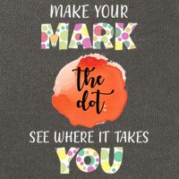 Make Your Mark Dot Day See Where It Takes You The Dot Cotton Canvas Backpack