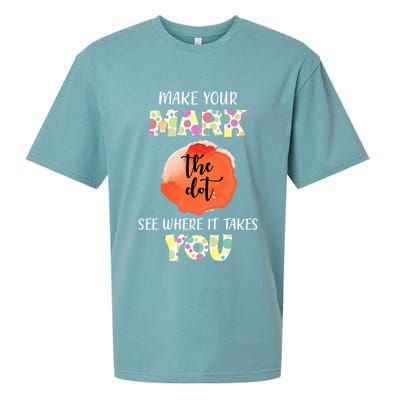 Make Your Mark Dot Day See Where It Takes You The Dot Sueded Cloud Jersey T-Shirt