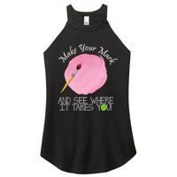 Make Your Mark And See Where It Takes You Dot Day Paint Brush Women's Perfect Tri Rocker Tank