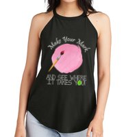 Make Your Mark And See Where It Takes You Dot Day Paint Brush Women's Perfect Tri Rocker Tank