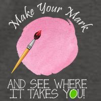 Make Your Mark And See Where It Takes You Dot Day Paint Brush Vector Backpack