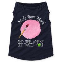 Make Your Mark And See Where It Takes You Dot Day Paint Brush Doggie Tank