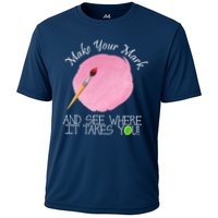 Make Your Mark And See Where It Takes You Dot Day Paint Brush Performance Shirt