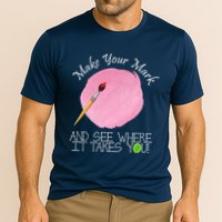 Make Your Mark And See Where It Takes You Dot Day Paint Brush Performance Shirt