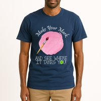 Make Your Mark And See Where It Takes You Dot Day Paint Brush Tall T-Shirt