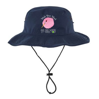 Make Your Mark And See Where It Takes You Dot Day Paint Brush Bucket Hat