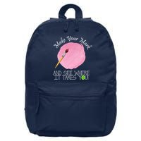 Make Your Mark And See Where It Takes You Dot Day Paint Brush 16 in Basic Backpack