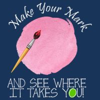 Make Your Mark And See Where It Takes You Dot Day Paint Brush 16 in Basic Backpack