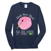 Make Your Mark And See Where It Takes You Dot Day Paint Brush Tall Long Sleeve T-Shirt