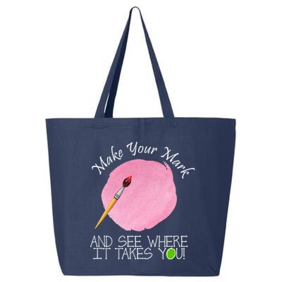 Make Your Mark And See Where It Takes You Dot Day Paint Brush 25L Jumbo Tote