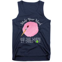 Make Your Mark And See Where It Takes You Dot Day Paint Brush Tank Top