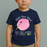 Make Your Mark And See Where It Takes You Dot Day Paint Brush Toddler T-Shirt